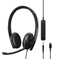 ADAPT 165T USB-C II Wired, double-sided headset with 3.5 mm jack USB-C connectivity, Microsoft Teams certified