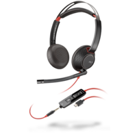 Blackwire C5220, Stereo USB-C Headset with 3.5mm plug