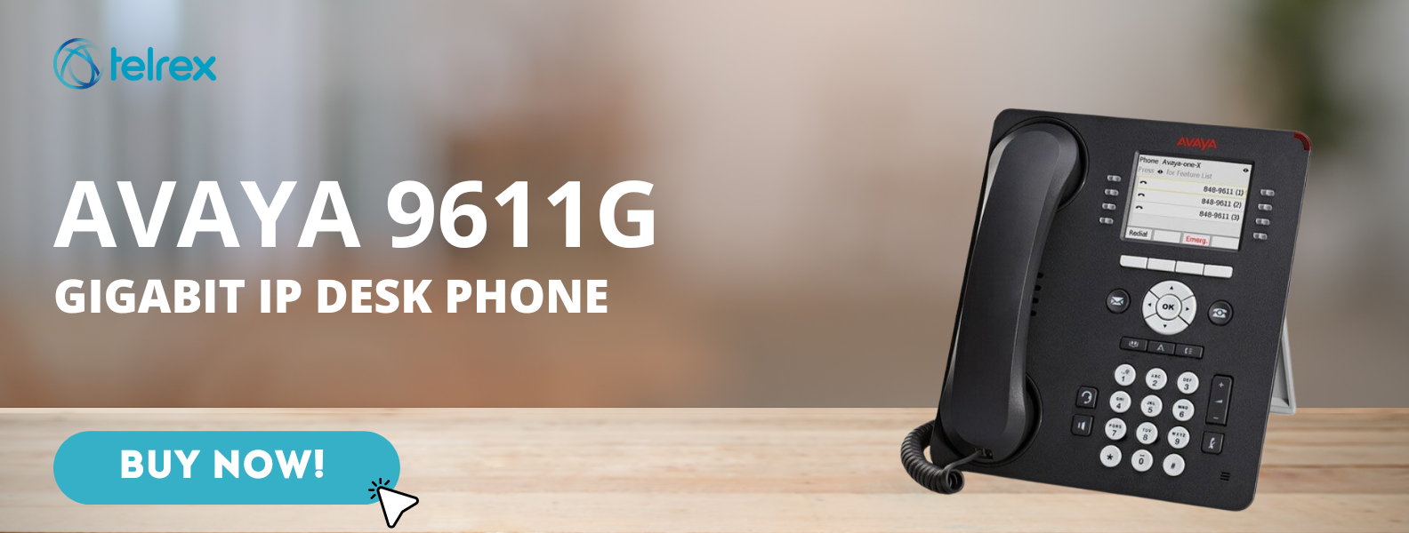 Avaya 9611G Gigabit IP Desk Phone