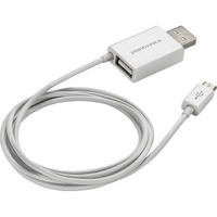 SPARE,CABLE ASSY,STD-A PLUG TO MICRO USB B,WHITE