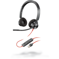 Blackwire 3320-M UC Binaural USB-A Corded Headset