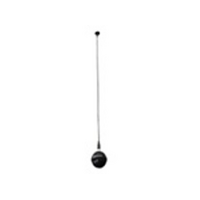Extended length Black "drop cable" for connecting Spherical Ceiling Microphone Array element to electronics interface