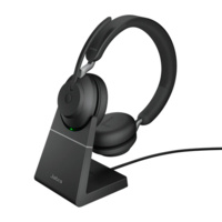 Jabra Evolve2 65 - UC Stereo - Black Link 380 USB-A and Charging Stand USB-A