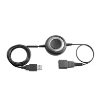 Jabra LINK 280 USB Adapter USB & Bluetooth Connection, Converts Corded Telephony Headsets