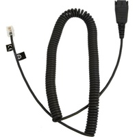 QD Mute Cable Straight 0.8m, QD to Mod 4/4