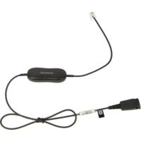 GN 1210 RJ9 Smart cord 0.8 m straight for carbon based phones.