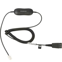 Jabra GN 1200 Smart Cord, 2m Curly Suits 90% of all handsets - RJ Bottom Cord with Tuner Inbuilt