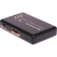 A3127 2 Way HDMI Splitter V1.4a 10.2GBps Bandwidth