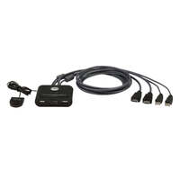 Aten CS22HF-AT 2-Port USB Full HD HDMI Cable KVM Switch 2yr