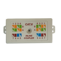 Cat-6 Punch Down Inline Coupler Cable Joiner