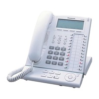 Panasonic KX-T7636 Large Display Digital Phone (White) - Refurbished