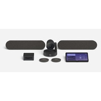 Logitech Tap with Conference Camera and Microsoft Teams PC for Large Rooms