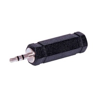 P0320 3.5mm Stereo Plug To 6.35mm Stereo Socket Adapter