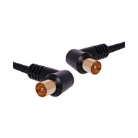 P6494A 1.5m PAL Male 90 Degree To PAL Male TV Aerial Cable
