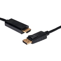 2m DisplayPort Male to HDMI Male Adaptor Lead