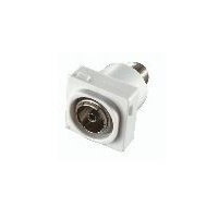 PAL - F Connector To Suit Clipsal Style Wall Plate (White)