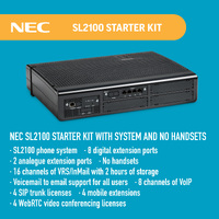 NEC SL2100 Starter Kit with System and No Handsets