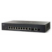 Cisco SF302-08P 8 port 10/100 managed PoE switch - used
