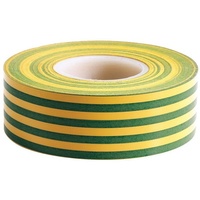 19mm PVC Electrical Tape 20m Roll (Green/Yellow)