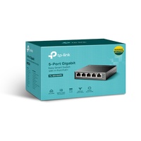 TP-Link TL-SG105PE 5-Port Gigabit Switch with 4-Port PoE+