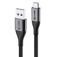 Super Ultra USB 2.0 USB-C to USB-A Cable - 3m – 3A/480Mbps - Space Grey