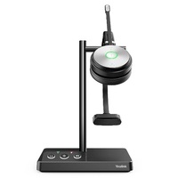 YEALINK DECT WIRELESS (WH62) UC MONO HEADSET WITH BASE , 2.5MM , RINGER , BUSY LIGHT