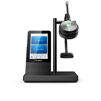 YEALINK DECT WIRELESS (WH66) UC MONO HEADSET , 4" TOUCH SCREEN BASE , SPEAKERPHONE