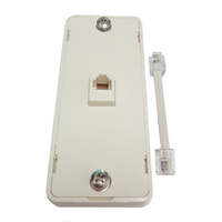 Mini 6P4C Wall Mounting Plate For Slimline Phones