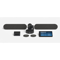 Logitech Tap with Conference Camera and Zoom Rooms PC for Large Rooms