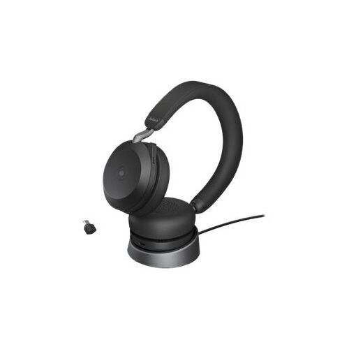 Evolve2 75 MS Stereo Bluetooth Headset w/charging stand + USB-C 