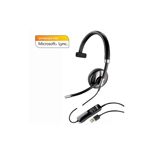 Plantronics Blackwire C710-M/Lync Monaural USB PC Headset with Bluetooth, Sensor Tech and Case