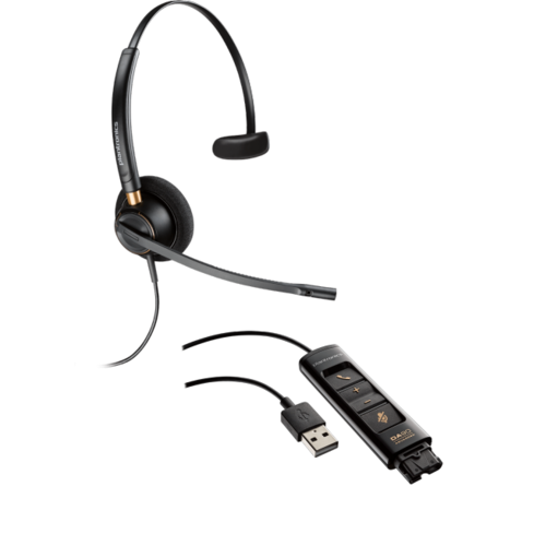 EncorePro HW510 Monaural QD Headset with DA80 USB adaptor