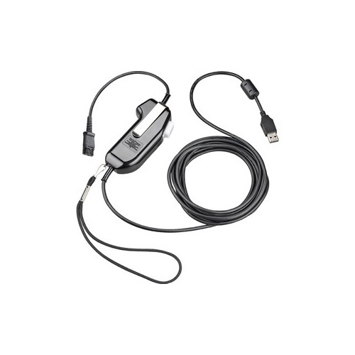 Poly PPT (Push-to-Talk) Headset Adapter/Cable, With Serial Number
