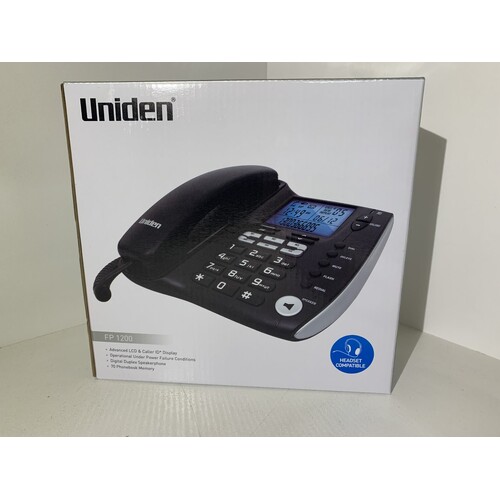 UNIDEN CORDED PHONE w LCD
