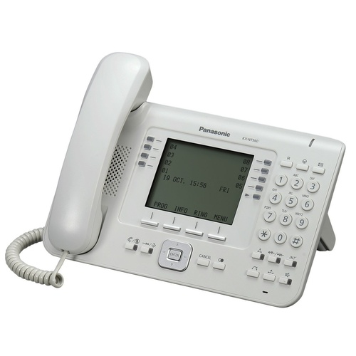 Panasonic KX-NT560 Extra Large Display IP Phone (White) - Refurbished