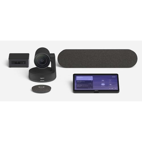 Logitech Tap with Conference Camera and Microsoft Teams PC for Medium Rooms