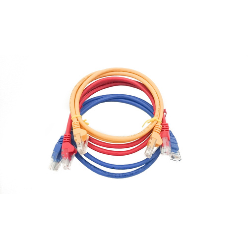 Cat 5e 0.3m Ethernet Patch Lead (Yellow)