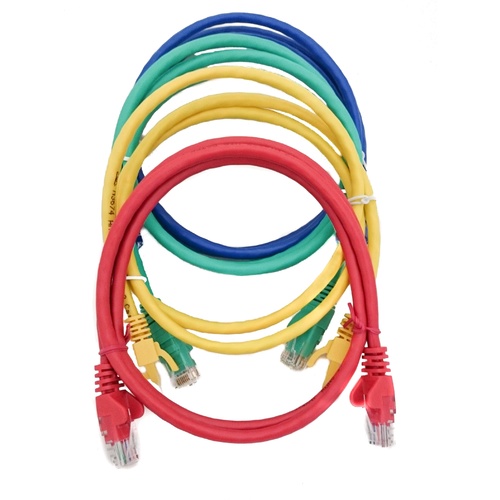 Cat 5e 0.5m Ethernet Patch Lead (Yellow)