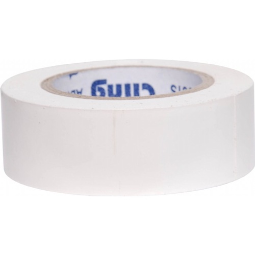 19mm PVC Electrical Tape 20m Roll (White)