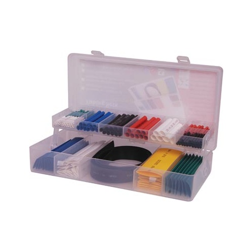 Heat Shrink Kit Colour in plastic case