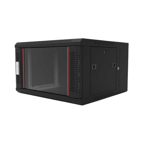 Redback 19" x 6RU x 600mm deep 2 piece swing frame server cabinet