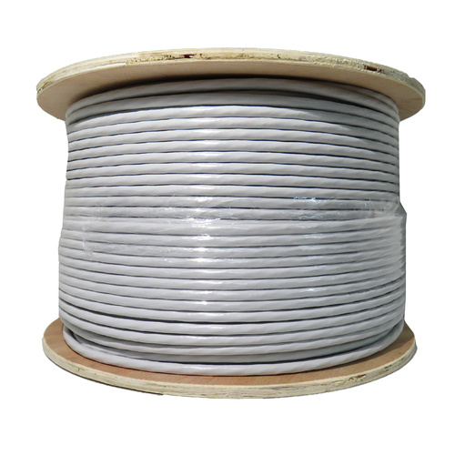 Cat-6A S/FTP Cable 305m Reel (Grey) - Shielded